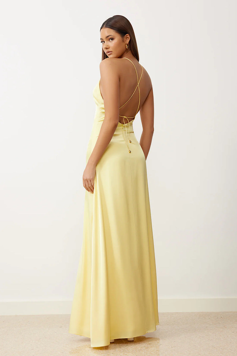 Lexi - Bali Dress in Lemon